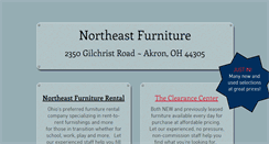 Desktop Screenshot of northeastfurniturerental.com