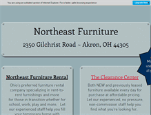 Tablet Screenshot of northeastfurniturerental.com